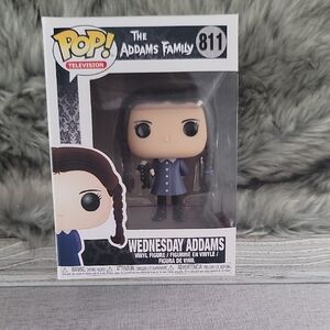 Funko Pop The Addams Family Wednesday Addams Figure - Black and Blue